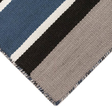 Load image into Gallery viewer, Liora Manne Sorrento Cabana Stripe Indoor Outdoor Area Rug Navy