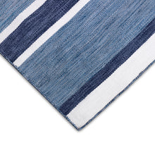 Load image into Gallery viewer, Liora Manne Sorrento Boat Stripe Indoor Outdoor Area Rug Navy