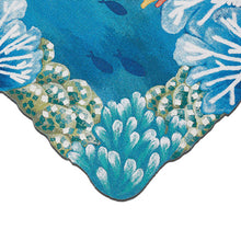 Load image into Gallery viewer, Liora Manne Visions IV Reef Border Indoor Outdoor Area Rug Blue