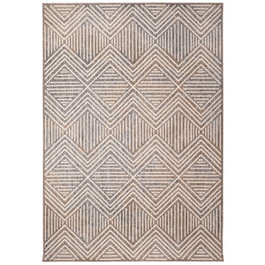 Liora Manne Cove Diamonds Indoor Outdoor Area Rug Grey