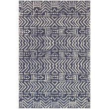 Load image into Gallery viewer, Liora Manne Cyprus Batik Indoor Area Rug Denim