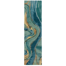 Load image into Gallery viewer, Liora Manne Corsica Panorama Indoor Area Rug Blue/Green