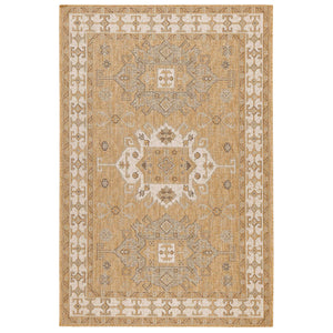 Liora Manne Carmel Kilim Indoor Outdoor Rug Sand