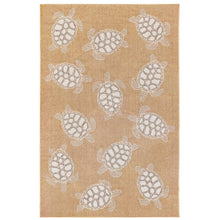 Load image into Gallery viewer, Liora Manne Carmel Seaturtles Indoor Outdoor Area Rug Sand