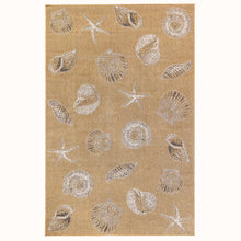 Load image into Gallery viewer, Liora Manne Carmel Shells Indoor Outdoor Area Rug Sand