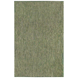 Liora Manne Carmel Texture Stripe Indoor Outdoor Area Rug Green