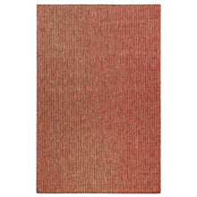 Load image into Gallery viewer, Liora Manne Carmel Texture Stripe Indoor Outdoor Area Rug Red