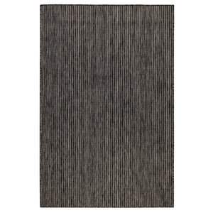 Liora Manne Carmel Texture Stripe Indoor Outdoor Area Rug Black