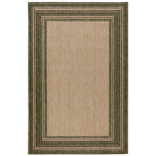 Load image into Gallery viewer, Liora Manne Carmel Multi Border Indoor Outdoor Area Rug Green