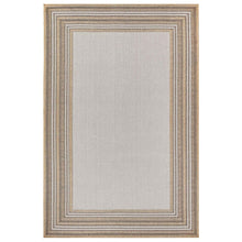 Load image into Gallery viewer, Liora Manne Carmel Multi Border Indoor Outdoor Area Rug Sand