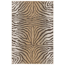 Load image into Gallery viewer, Liora Manne Carmel Zebra Indoor Outdoor Area Rug Sand