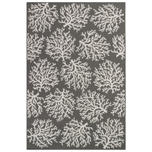 Load image into Gallery viewer, Liora Manne Carmel Coral Indoor Outdoor Area Rug Grey