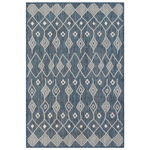 Liora Manne Carmel Marrakech Indoor Outdoor Area Rug Navy