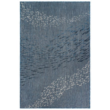 Load image into Gallery viewer, Liora Manne Carmel School Of Fish Indoor Outdoor Area Rug Navy