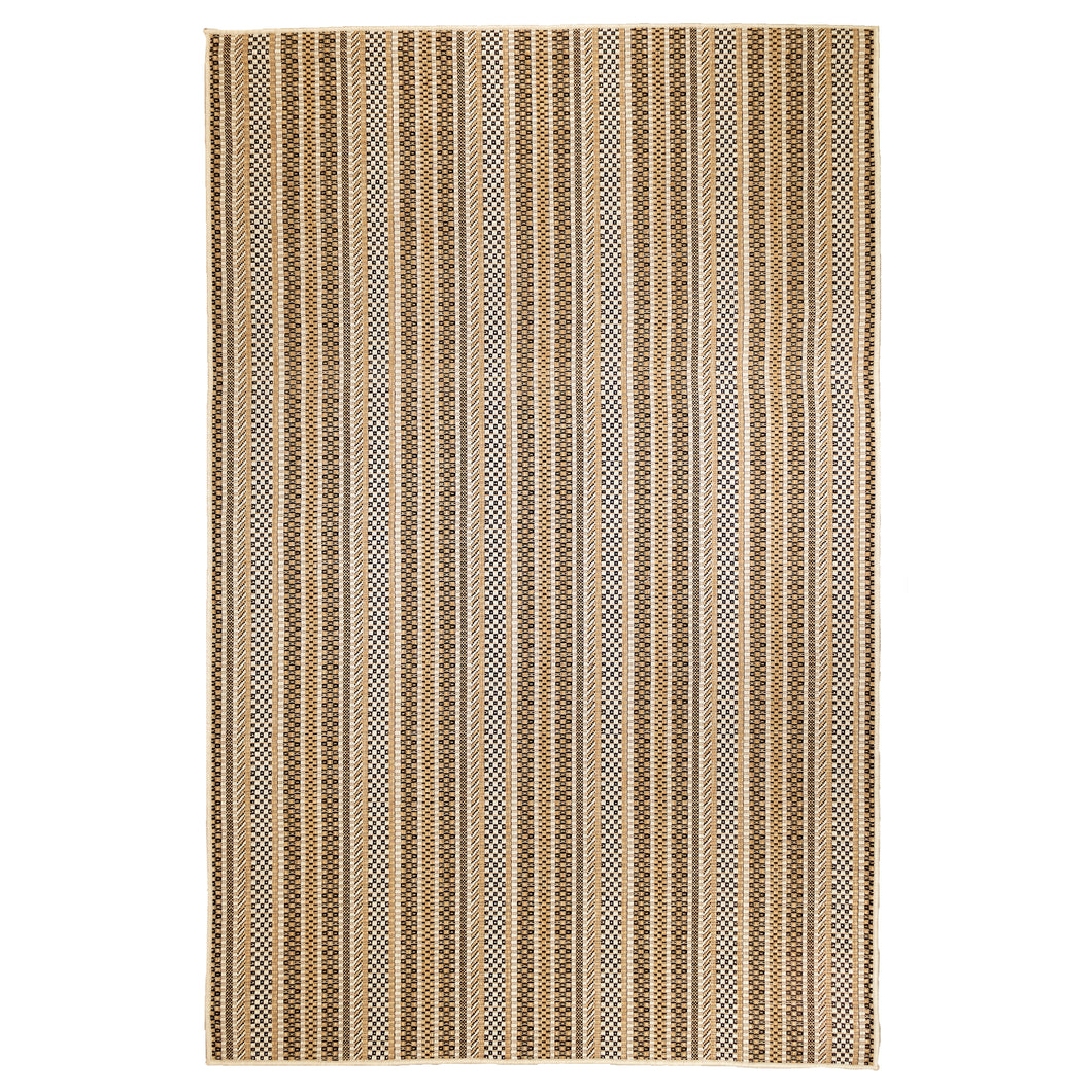 Liora Manne Carmel Rope Stripe Indoor Outdoor Area Rug Sand