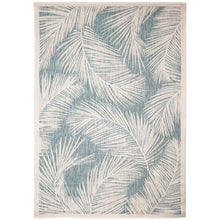 Load image into Gallery viewer, Liora Manne Carmel Fronds Indoor Outdoor Area Rug Aqua