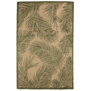 Liora Manne Carmel Fronds Indoor Outdoor Area Rug Green