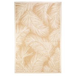 Liora Manne Carmel Fronds Indoor Outdoor Area Rug Sand