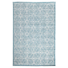 Load image into Gallery viewer, Liora Manne Carmel Antique Tile Indoor Outdoor Area Rug Aqua