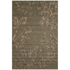 Liora Manne Carmel Bamboo Border Indoor Outdoor Area Rug Green