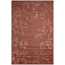 Load image into Gallery viewer, Liora Manne Carmel Bamboo Border Indoor Outdoor Area Rug Chili