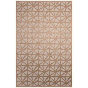Liora Manne Carmel Tonga Tile Indoor Outdoor Area Rug Sand