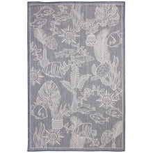 Load image into Gallery viewer, Liora Manne Carmel Collage Indoor Outdoor Area Rug Navy