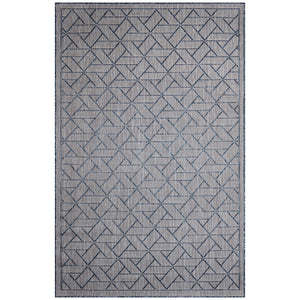 Liora Manne Carmel Pyramid Indoor Outdoor Area Rug Navy