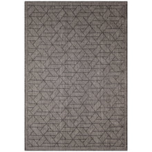 Load image into Gallery viewer, Liora Manne Carmel Pyramid Indoor Outdoor Rug Black