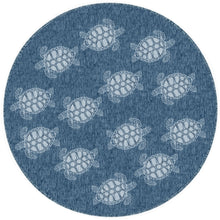 Load image into Gallery viewer, Liora Manne Carmel Seaturtles Indoor Outdoor Area Rug Navy