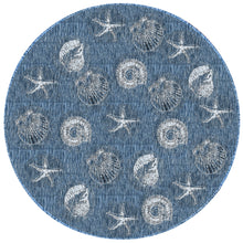 Load image into Gallery viewer, Liora Manne Carmel Shells Indoor Outdoor Area Rug Navy