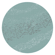 Load image into Gallery viewer, Liora Manne Carmel School Of Fish Indoor Outdoor Area Rug Aqua