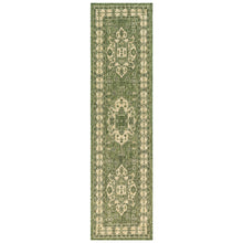 Load image into Gallery viewer, Liora Manne Carmel Kilim Indoor Outdoor Area Rug Green