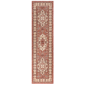 Liora Manne Carmel Kilim Indoor Outdoor Area Rug Red