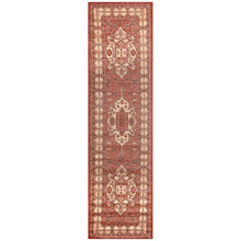 Load image into Gallery viewer, Liora Manne Carmel Kilim Indoor Outdoor Area Rug Chili