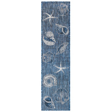 Load image into Gallery viewer, Liora Manne Carmel Shells Indoor Outdoor Area Rug Navy