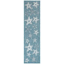 Load image into Gallery viewer, Liora Manne Carmel Starfish Indoor Outdoor Area Rug Aqua