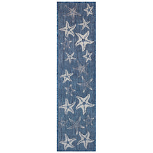 Load image into Gallery viewer, Liora Manne Carmel Starfish Indoor Outdoor Area Rug Navy