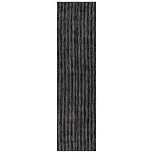 Liora Manne Carmel Texture Stripe Indoor Outdoor Area Rug Black