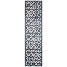Load image into Gallery viewer, Liora Manne Carmel Tonga Tile Indoor Outdoor Area Rug Navy