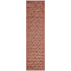 Liora Manne Carmel Pyramid Indoor Outdoor Area Rug Chili