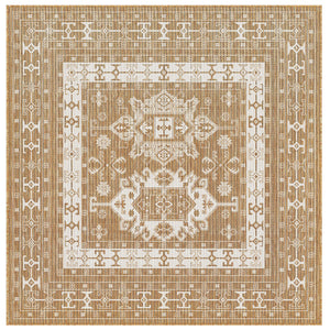 Liora Manne Carmel Kilim Indoor Outdoor Rug Sand