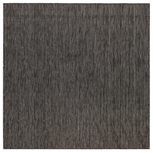 Liora Manne Carmel Texture Stripe Indoor Outdoor Area Rug Black