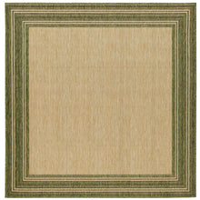 Load image into Gallery viewer, Liora Manne Carmel Multi Border Indoor Outdoor Area Rug Green