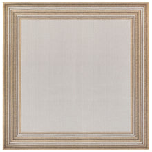 Load image into Gallery viewer, Liora Manne Carmel Multi Border Indoor Outdoor Area Rug Sand