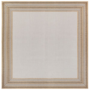 Liora Manne Carmel Multi Border Indoor Outdoor Area Rug Sand