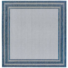 Load image into Gallery viewer, Liora Manne Carmel Multi Border Indoor Outdoor Area Rug Navy