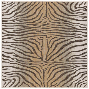 Liora Manne Carmel Zebra Indoor Outdoor Area Rug Sand