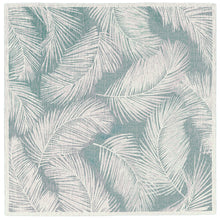 Load image into Gallery viewer, Liora Manne Carmel Fronds Indoor Outdoor Area Rug Aqua