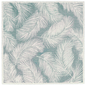 Liora Manne Carmel Fronds Indoor Outdoor Area Rug Aqua